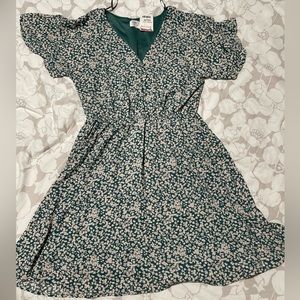 Teal semi formal mini dress